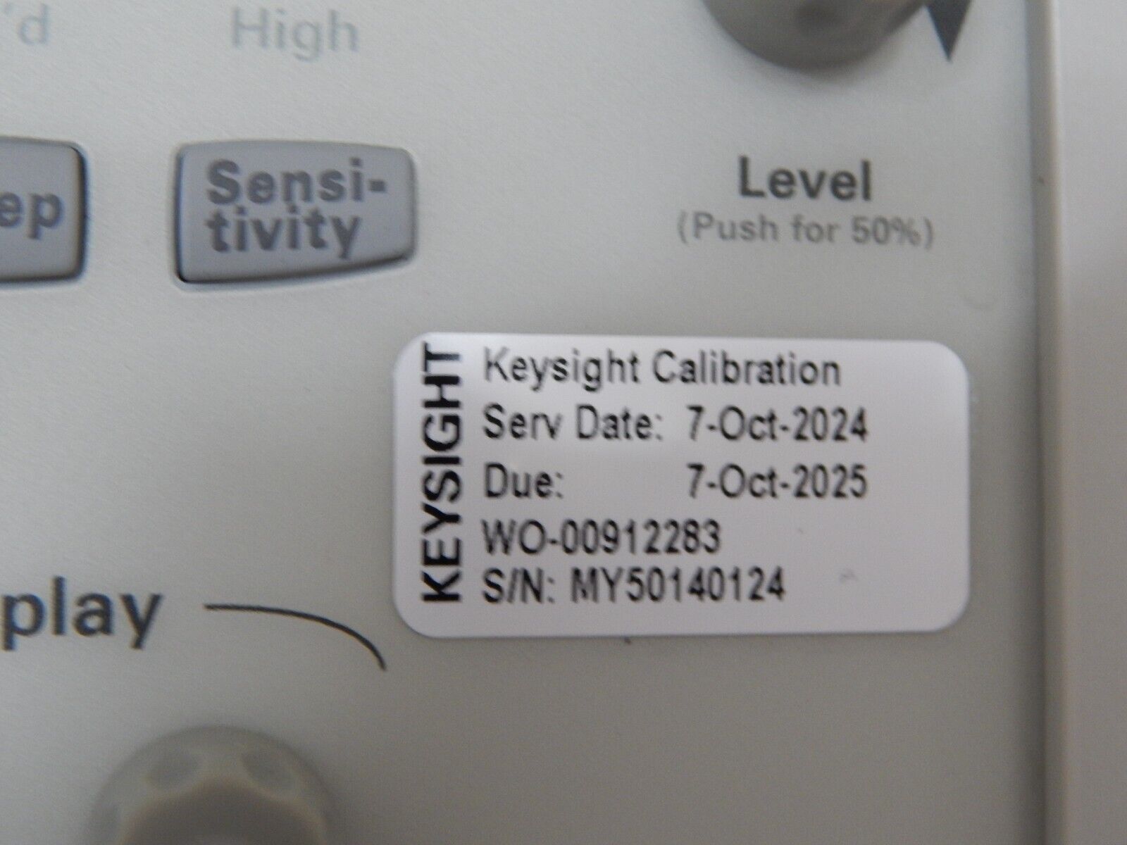 Agilent DSA91304A Oscilloscope 13Ghz 40Gs/s, 12 options, OEM cal, MY50140124 Agilent DSA91304A Oscilloscope 13Ghz 40Gs/s, 12 options, OEM cal, MY50140124